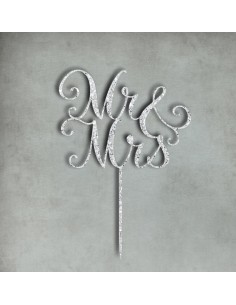 Plaque Glitter Rose 2