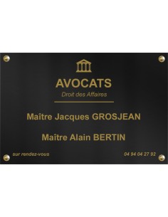 Plaque Professionnelle...