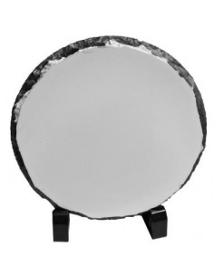 Plaque Ardoise Photo Ronde... 2