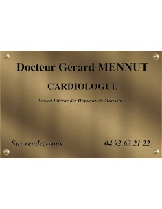 Plaque Professionnelle...