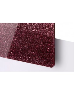 Plaque Glitter Rouge