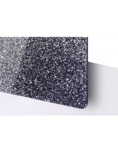 Plaque Glitter Noir